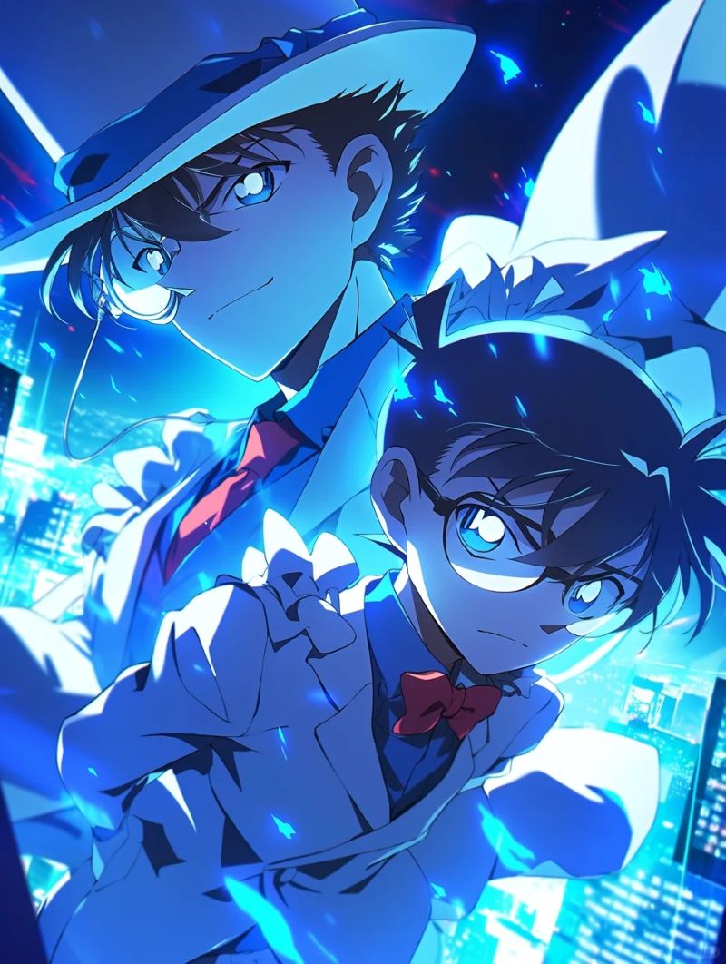 Ảnh Conan ngầu chuẩn anime