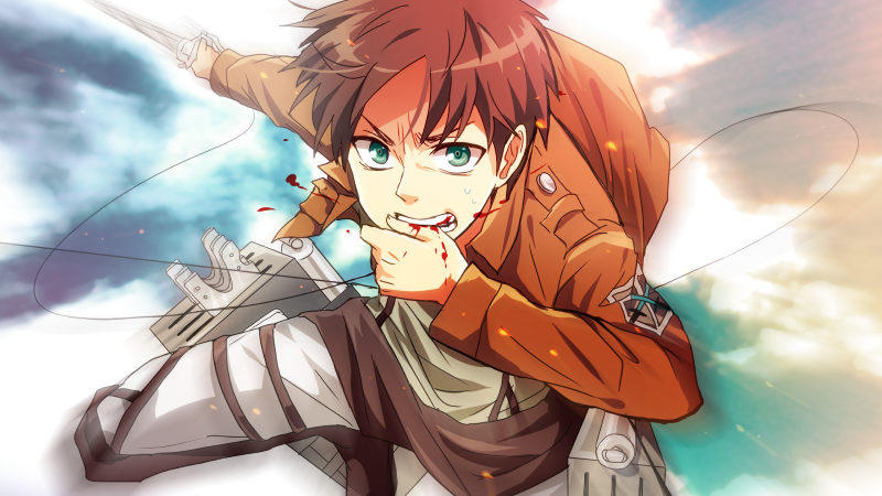 Eren Jaeger ảnh chiến đấu
