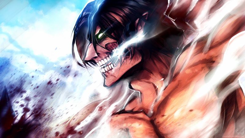 Hình avatar Eren ngầu lòi

