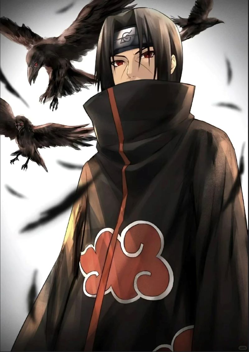 Hình nền Itachi tối giản
