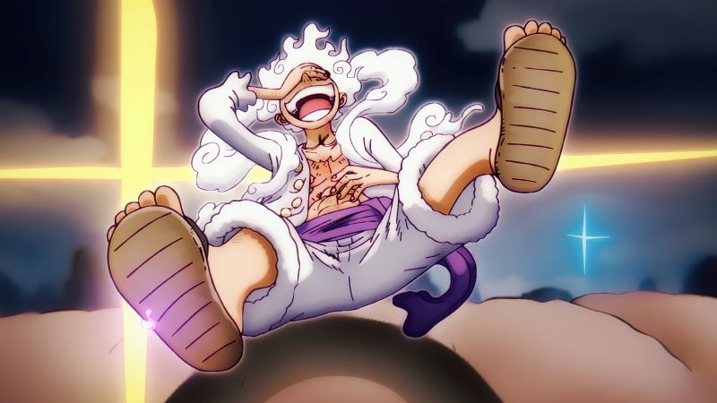 Ảnh fanart Luffy Gear 5 ấn tượng
