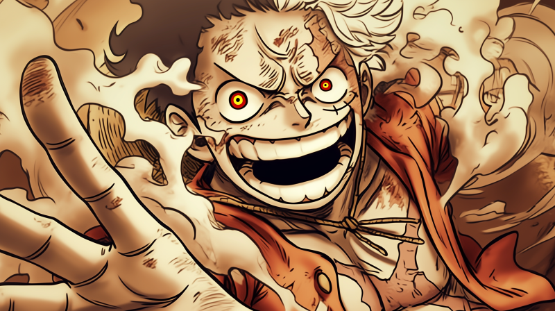 Ảnh Gear 5 Luffy cực hot