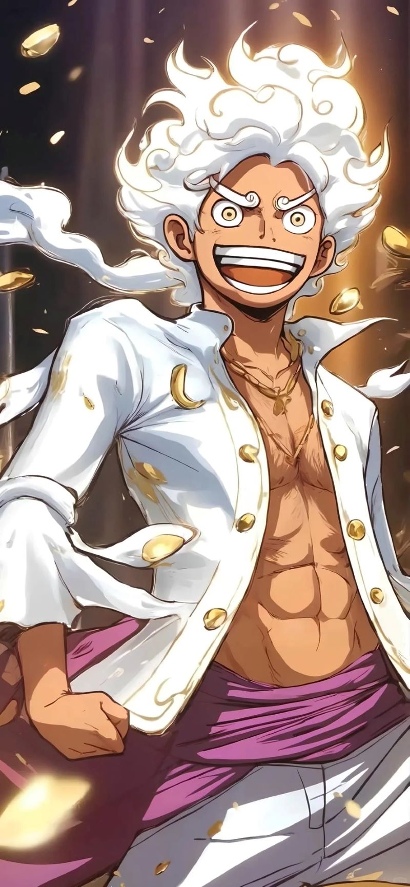 Hình Luffy Gear 5 trong manga
