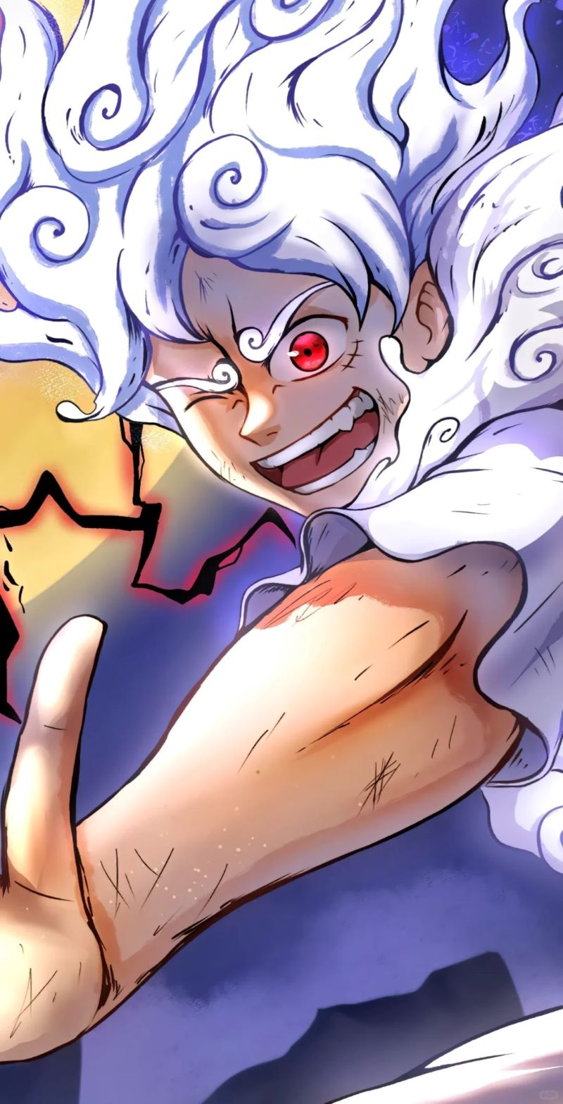 Gear 5 Luffy mạnh mẽ và bá đạo
