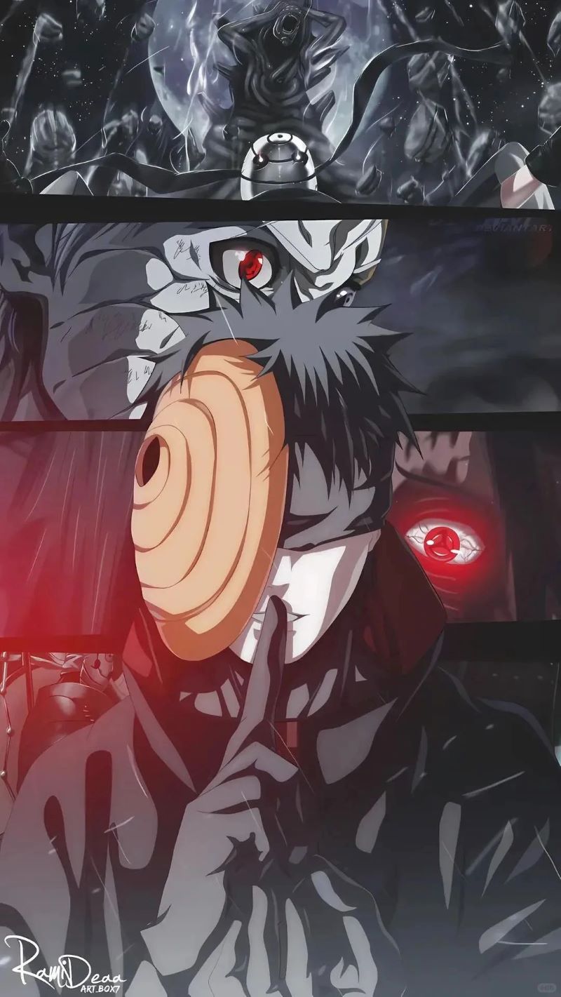 ảnh Obito trong bóng tối
