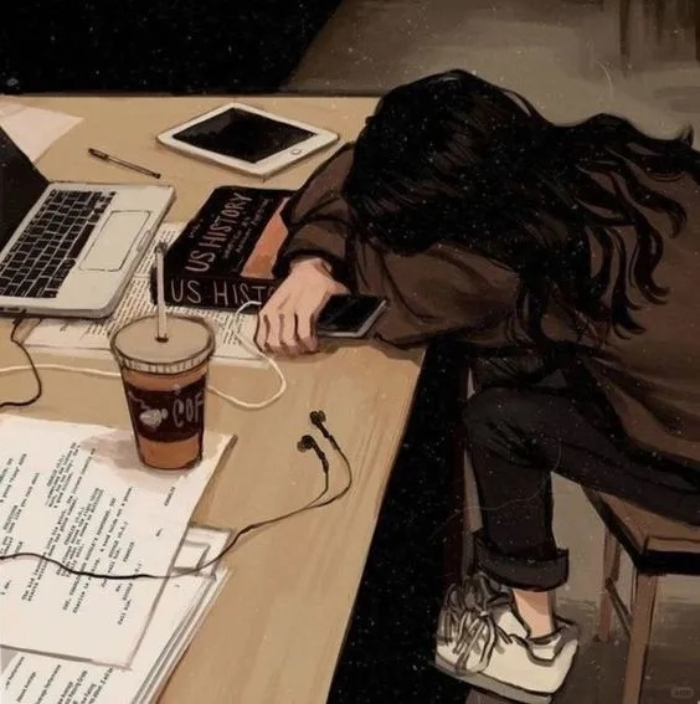 ảnh mệt mỏi rtâm trạng 