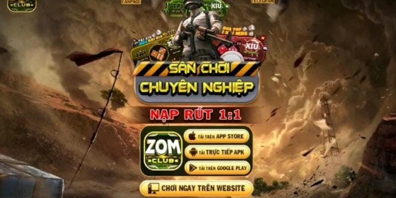 Giao diện nhận thưởng tân thủ qua link vào Zomclub.