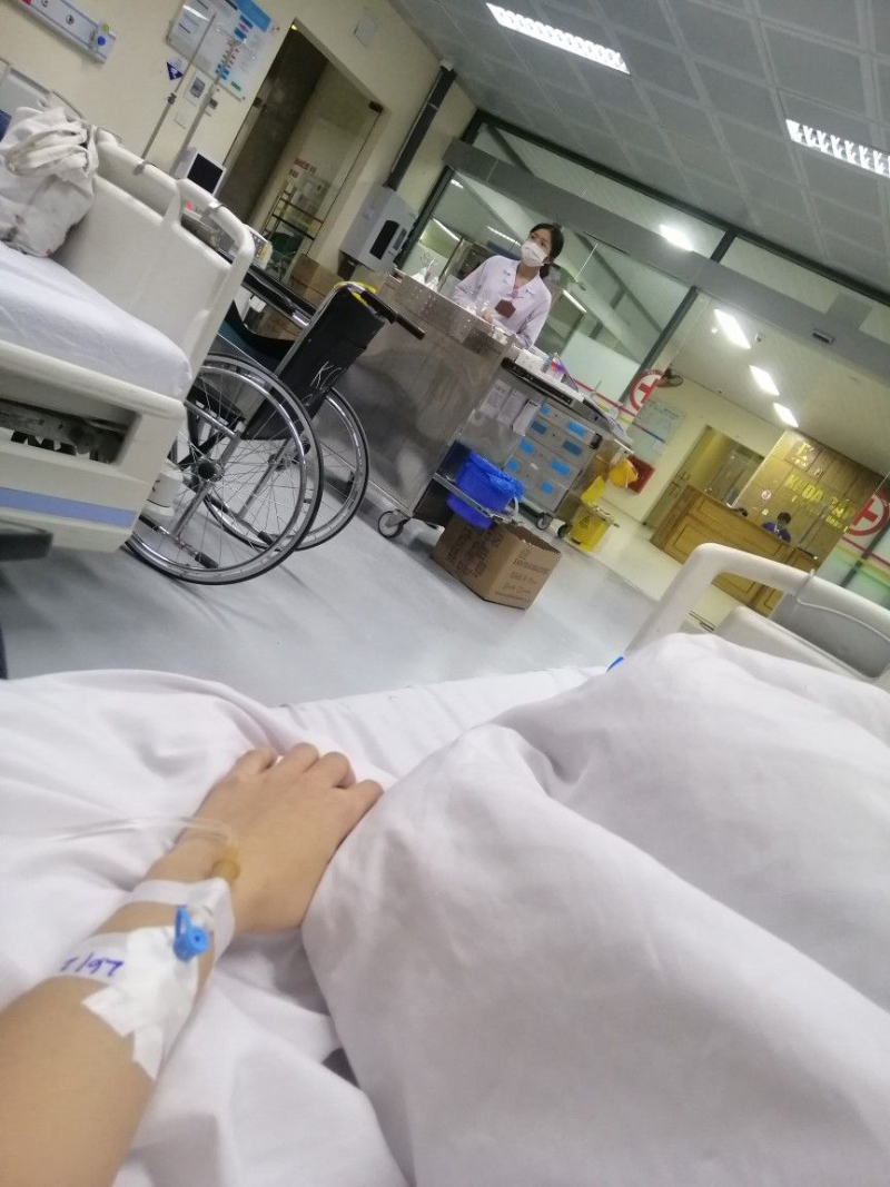 ảnh nằm viện​ 