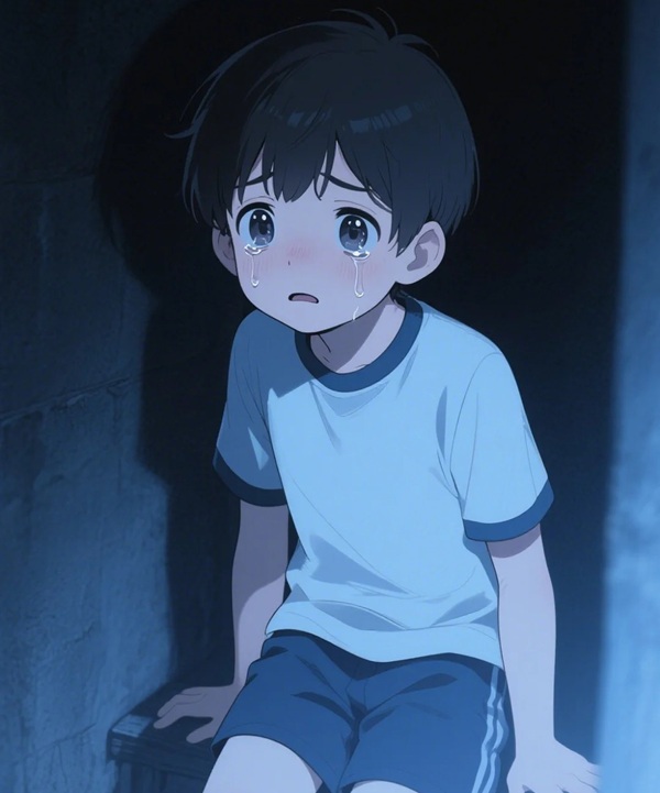 ảnh anime nam khóc 13