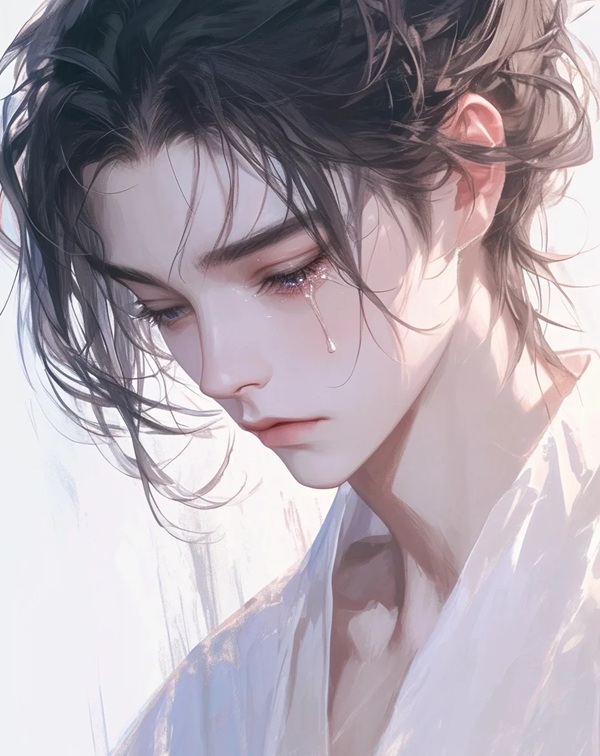 ảnh anime nam khóc 25