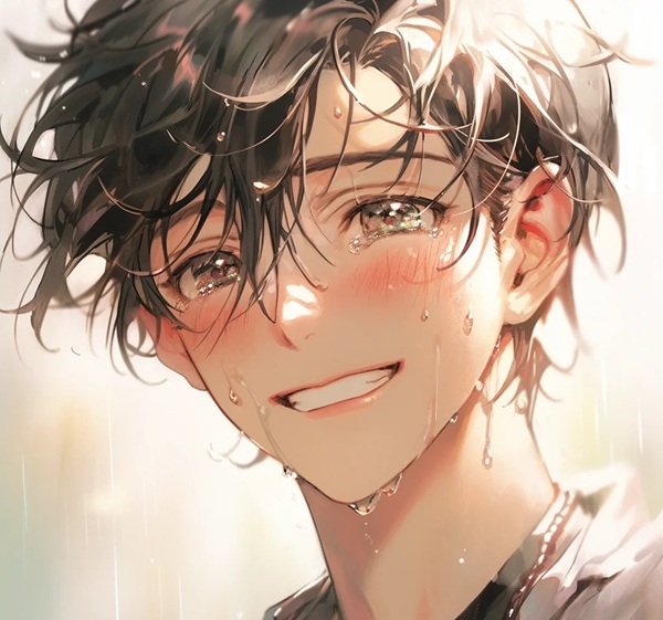ảnh anime nam khóc 36