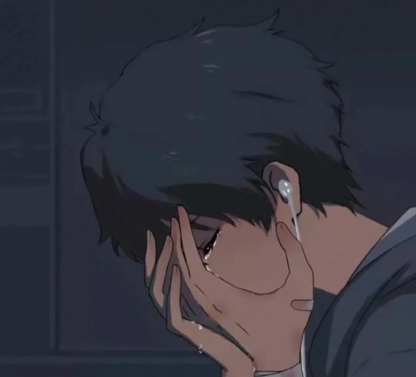 ảnh anime nam khóc 4