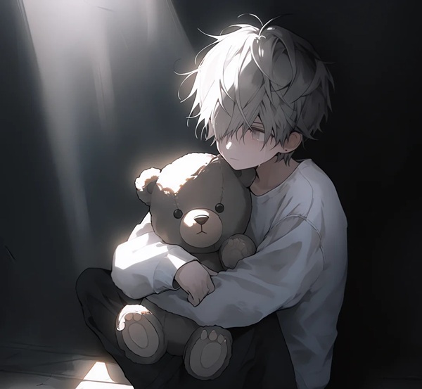 ảnh anime nam khóc 40