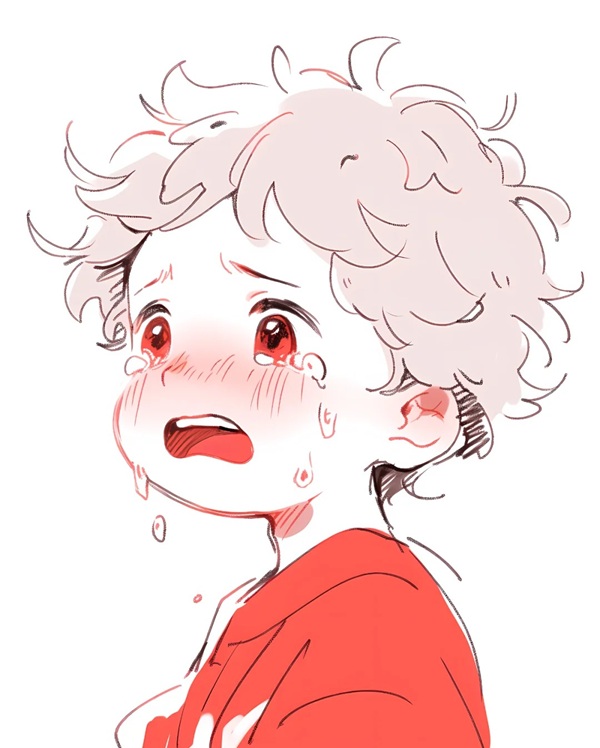 ảnh anime nam khóc 8