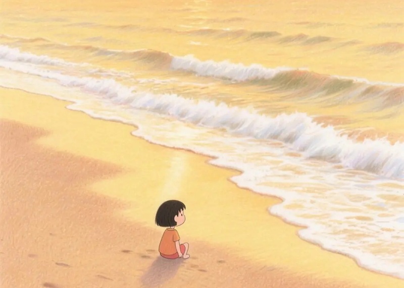 ảnh cô gái buồn quay lưng anime 8