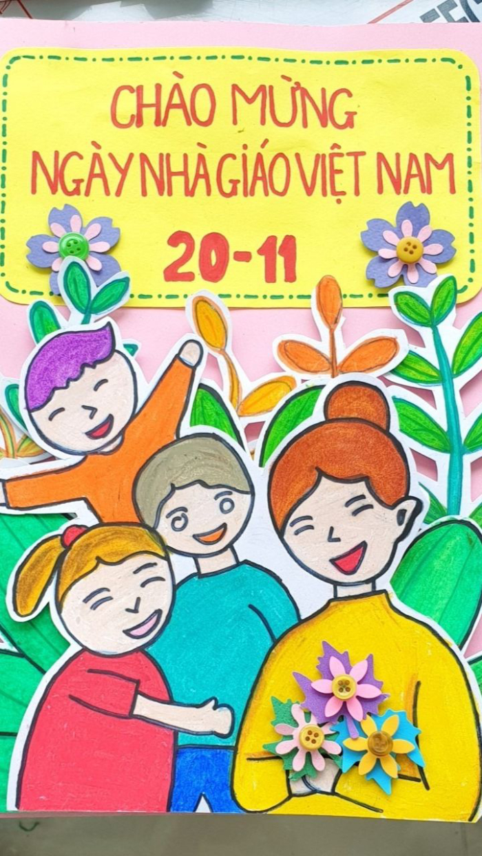 vẽ tranh 20 11 đẹp nhất 2