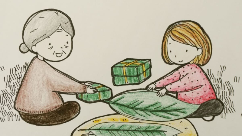 vẽ tranh ngày tết 10