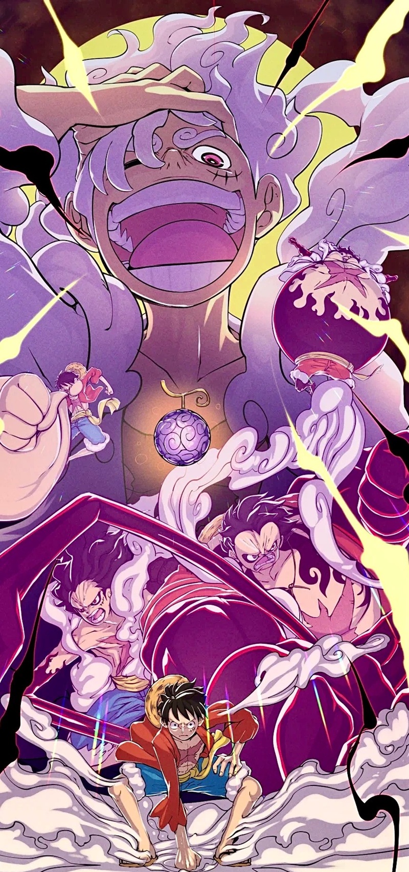 hình nền luffy gear 5 10