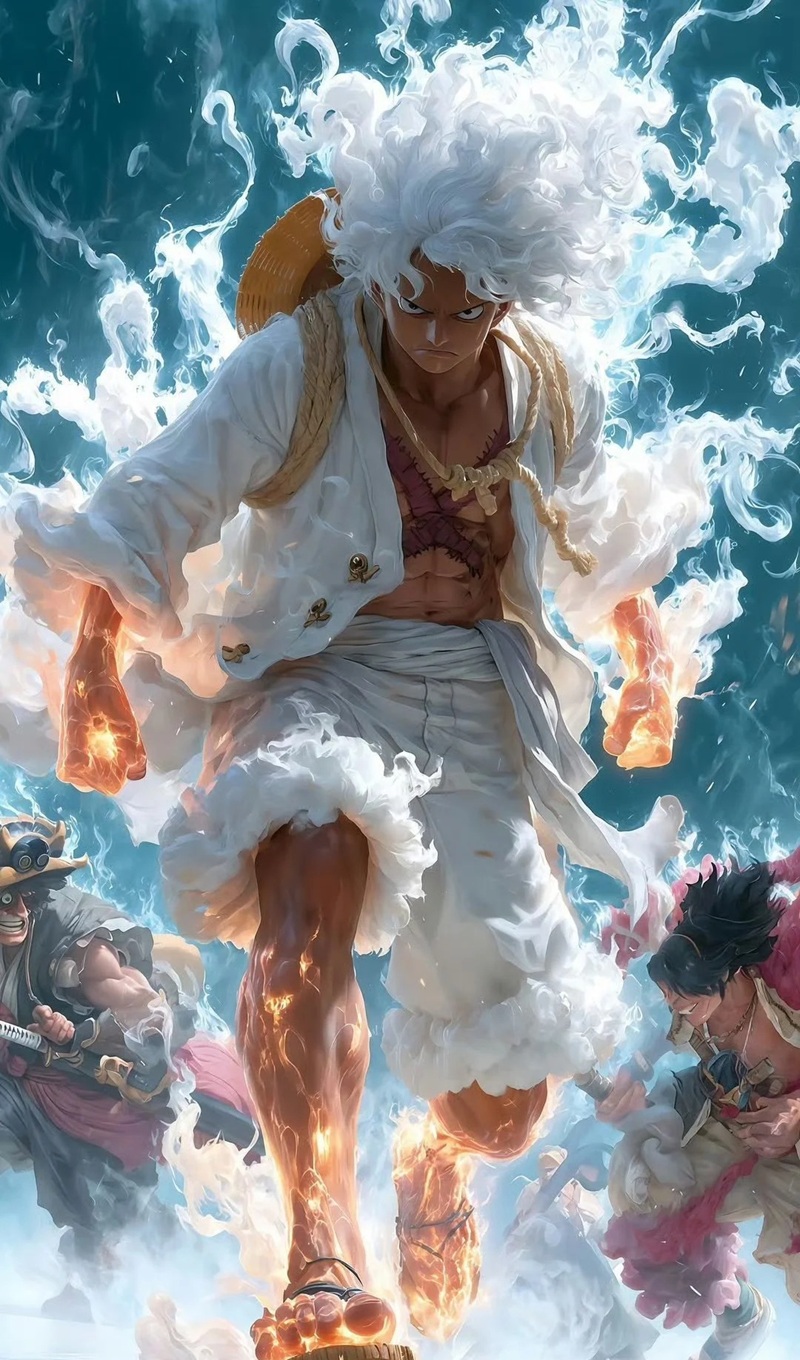 hình nền luffy gear 5 18